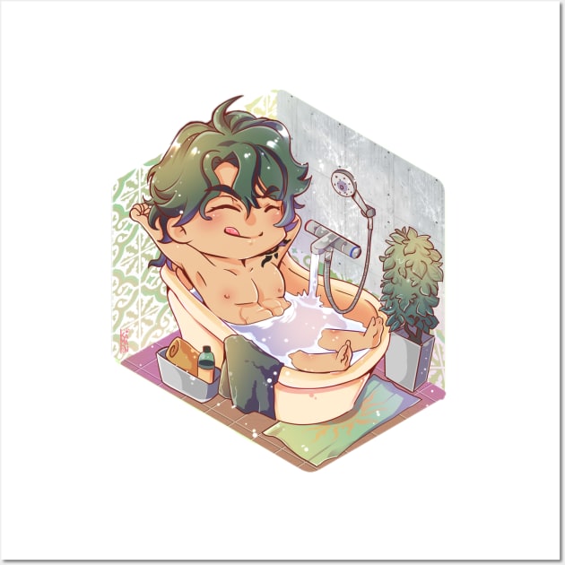 Bath Time Joe Wall Art by Kamapon's Workshop